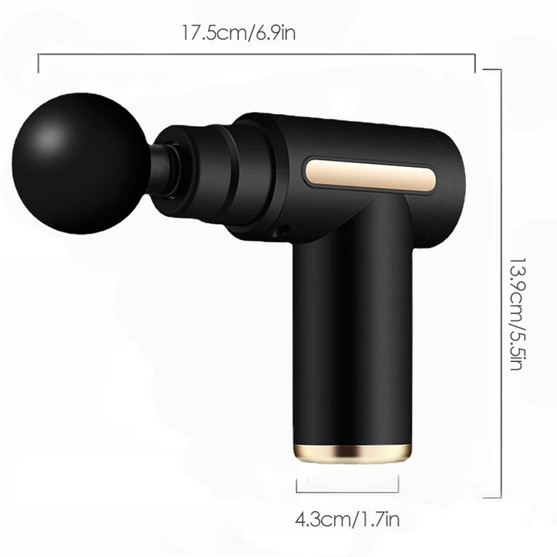 Mini Muscle Massage Gun – Portable Deep Tissue Handheld Percussion Massager for Full Body Relief