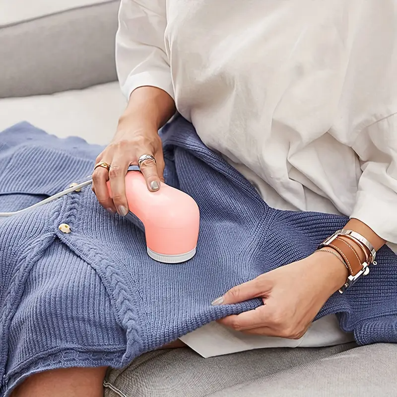 Electric Fabric Lint Remover – Portable Clothes Fuzz & Hair Shaver for Home Use
