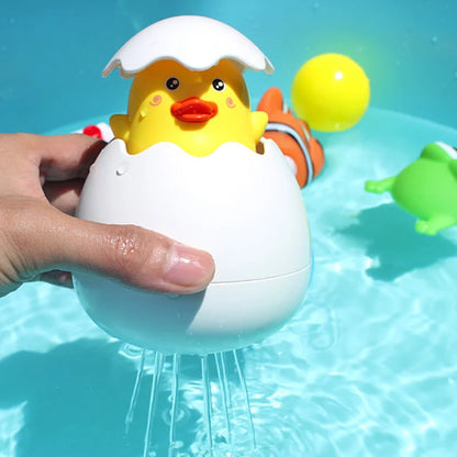 Baby Bathing Toy – Cute Duck & Penguin Egg Water Sprinkler for Kids