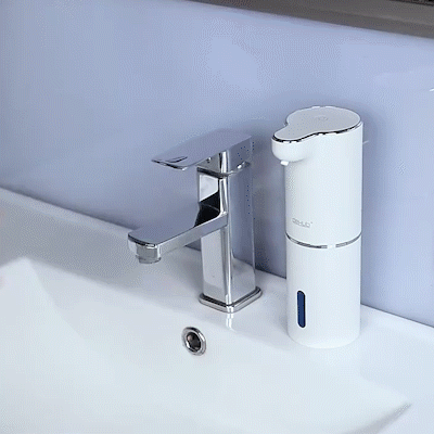 Automatic Foaming Soap Dispenser – Touchless USB Rechargeable (380ml, 4 Levels Adjustable)a