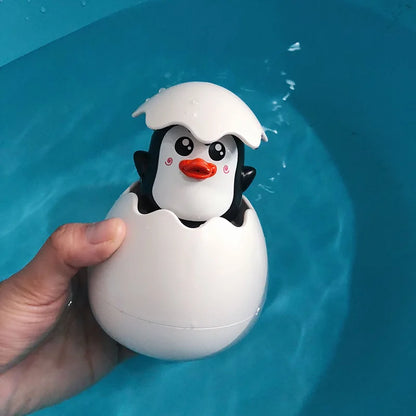 Baby Bathing Toy – Cute Duck & Penguin Egg Water Sprinkler for Kids