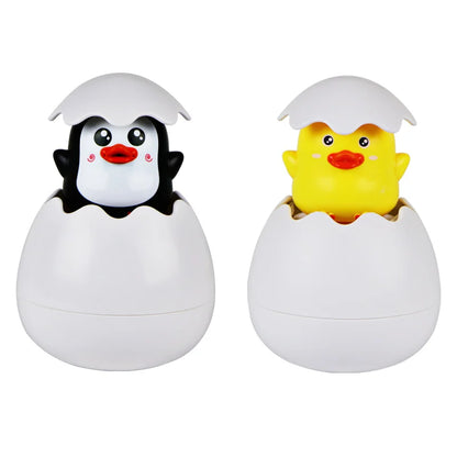 Baby Bathing Toy – Cute Duck & Penguin Egg Water Sprinkler for Kids