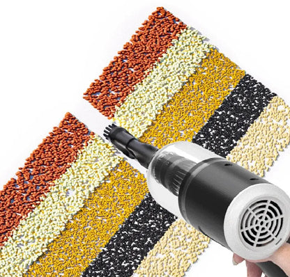 9000Pa Wireless Car Vacuum Cleaner – Portable Mini Wet & Dry Cleaner with USB Charging