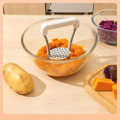 Manual Potato Masher – Durable Ricer & Vegetable Masher with Non-Slip Handle