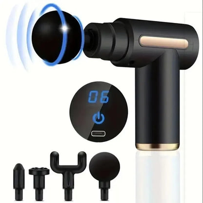 Mini Muscle Massage Gun – Portable Deep Tissue Handheld Percussion Massager for Full Body Relief
