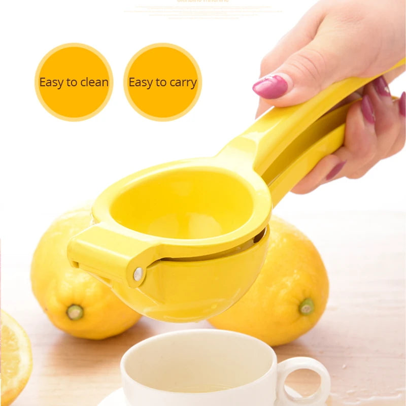 Manual Lemon Squeezer – Aluminum Hand Press Citrus Juicer for Home & Kitchen