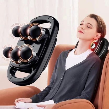Massage Gun with 6 Heads – Deep Tissue Percussion Massager for Full Body & Neck Relief