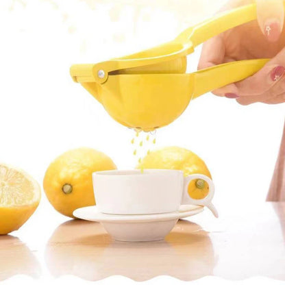 Manual Lemon Squeezer – Aluminum Hand Press Citrus Juicer for Home & Kitchen