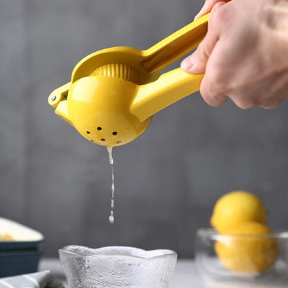 Manual Lemon Squeezer – Aluminum Hand Press Citrus Juicer for Home & Kitchen