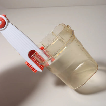 4-in-1 Baby Bottle Cleaning Brush Set – Portable Silicone Brush with Pacifier & Straw Cleaner