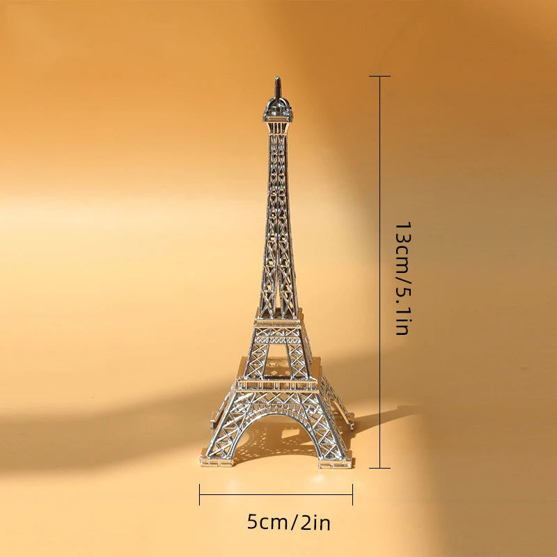 Bronze Eiffel Tower Figurine – Metal Home Decor & Souvenir Ornament