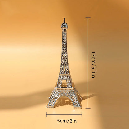 Bronze Eiffel Tower Figurine – Metal Home Decor & Souvenir Ornament