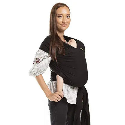 Cotton Baby Wrap Carrier – Newborn to Toddler Sling for Comfortable Travel (0–36 Months)