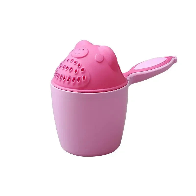 Baby Shower Shampoo Rinse Cup – Cartoon Bath Cup with Eye Protection for Kids