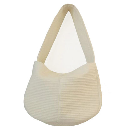 Handmade Canvas Pet Sling Bag – Comfortable Travel Carrier for Dogs & Cats