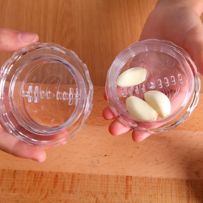 Manual Garlic Crusher – Multifunctional Press & Roller Chopper for Kitchen Use