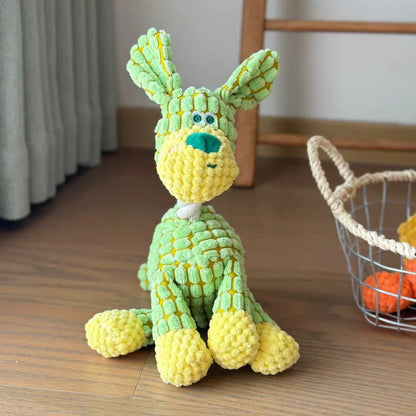 Donkey Plush Dog Toy – Soft Squeaky Chew Toy for Puppies & Dogs