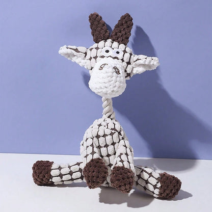 Donkey Plush Dog Toy – Soft Squeaky Chew Toy for Puppies & Dogs