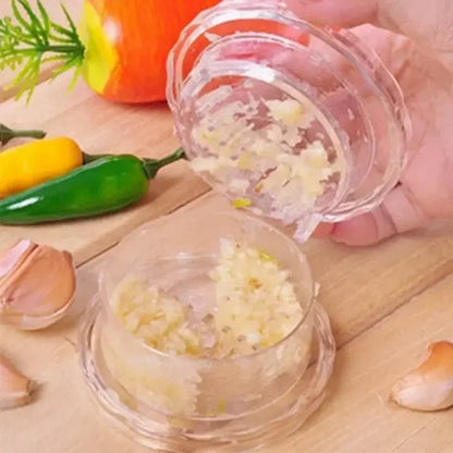 Manual Garlic Crusher – Multifunctional Press & Roller Chopper for Kitchen Use