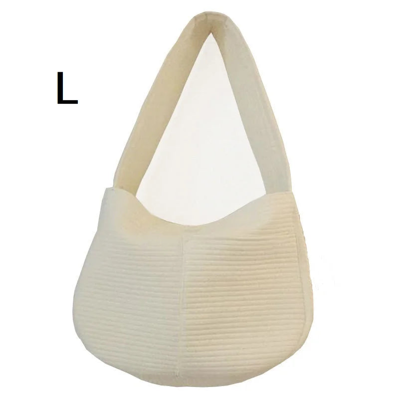 Handmade Canvas Pet Sling Bag – Comfortable Travel Carrier for Dogs & Cats