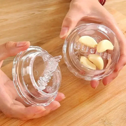 Manual Garlic Crusher – Multifunctional Press & Roller Chopper for Kitchen Use