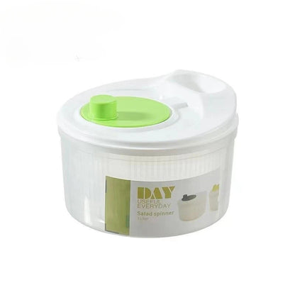 Manual Salad Spinner – Multifunctional Vegetable & Fruit Dehydrator with Drain Basket