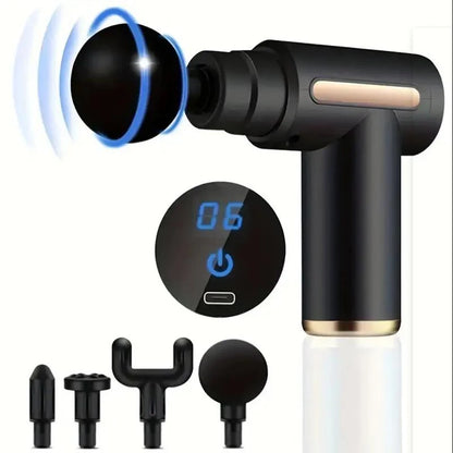 Mini Muscle Massage Gun – Portable Deep Tissue Handheld Percussion Massager for Full Body Relief
