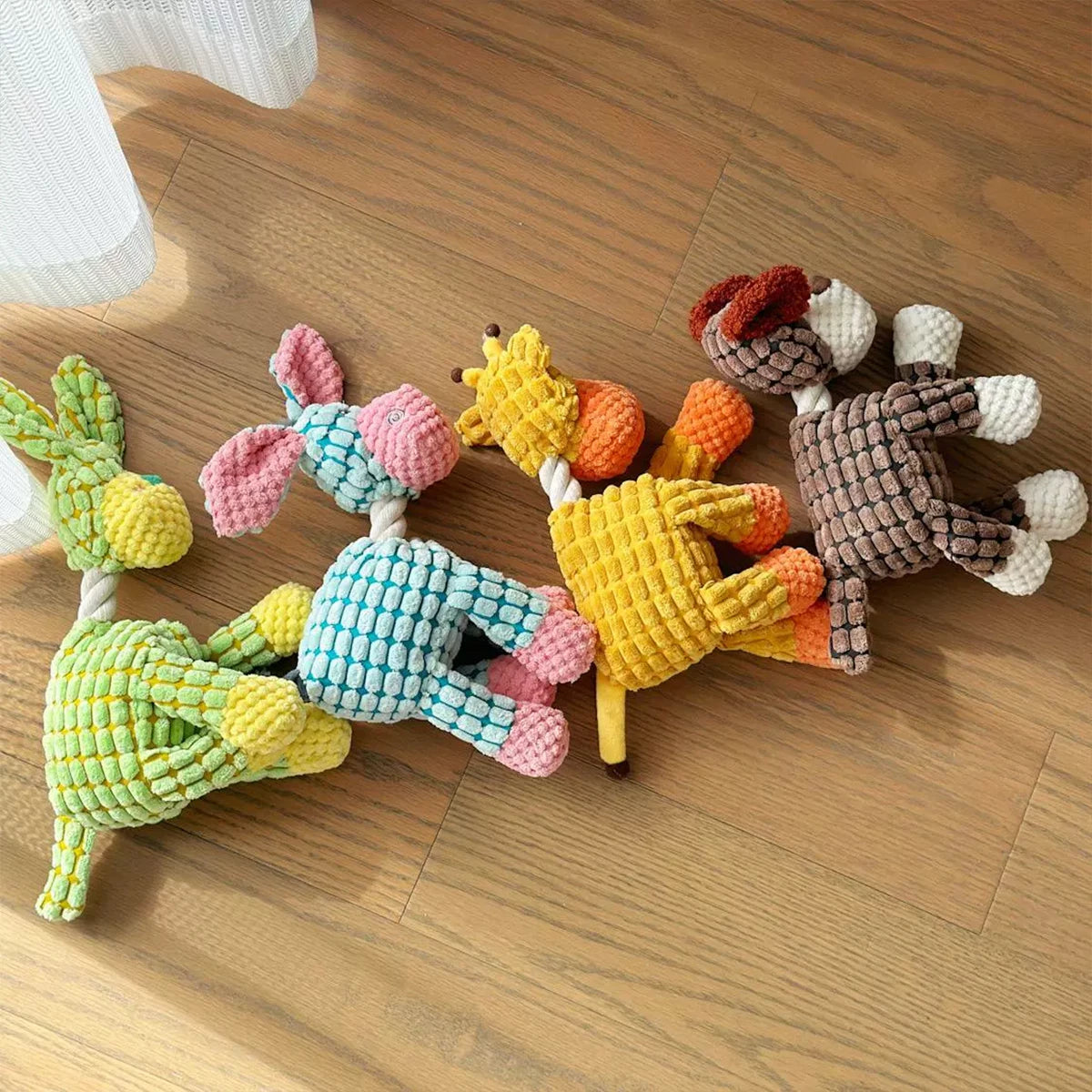 Donkey Plush Dog Toy – Soft Squeaky Chew Toy for Puppies & Dogs