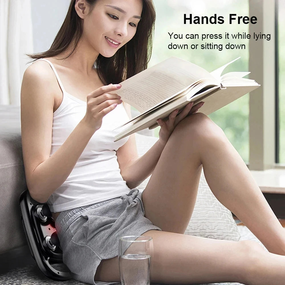 Massage Gun with 6 Heads – Deep Tissue Percussion Massager for Full Body & Neck Relief