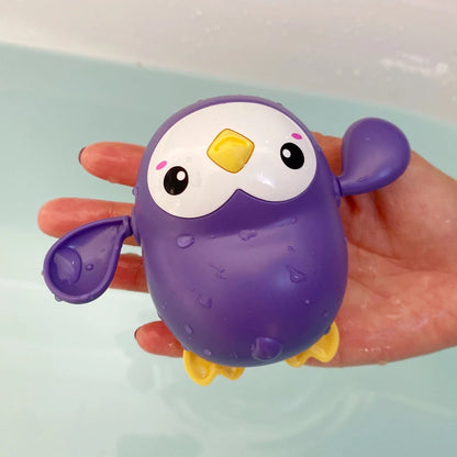 Baby Bathing Toy – Cute Duck & Penguin Egg Water Sprinkler for Kids