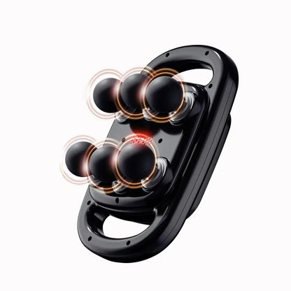 Massage Gun with 6 Heads – Deep Tissue Percussion Massager for Full Body & Neck Relief