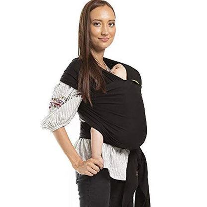 Cotton Baby Wrap Carrier – Newborn to Toddler Sling for Comfortable Travel (0–36 Months)