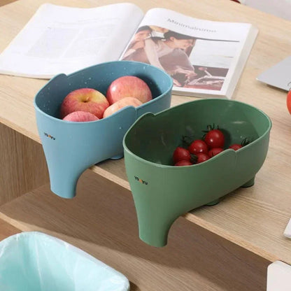 Elephant Sink Strainer – Hanging Drain Basket for Food & Kitchen Use