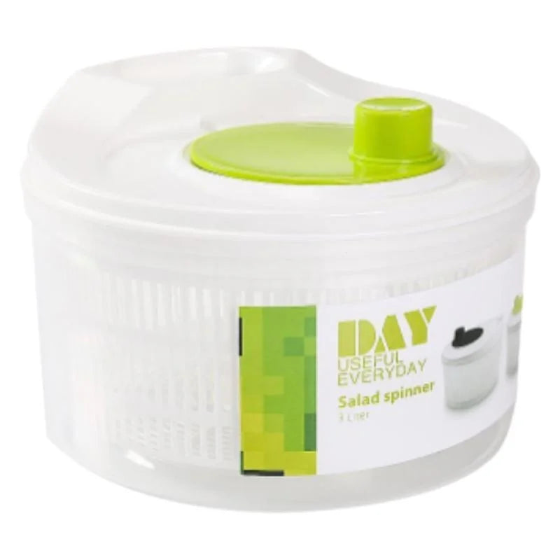 Manual Salad Spinner – Multifunctional Vegetable & Fruit Dehydrator with Drain Basket