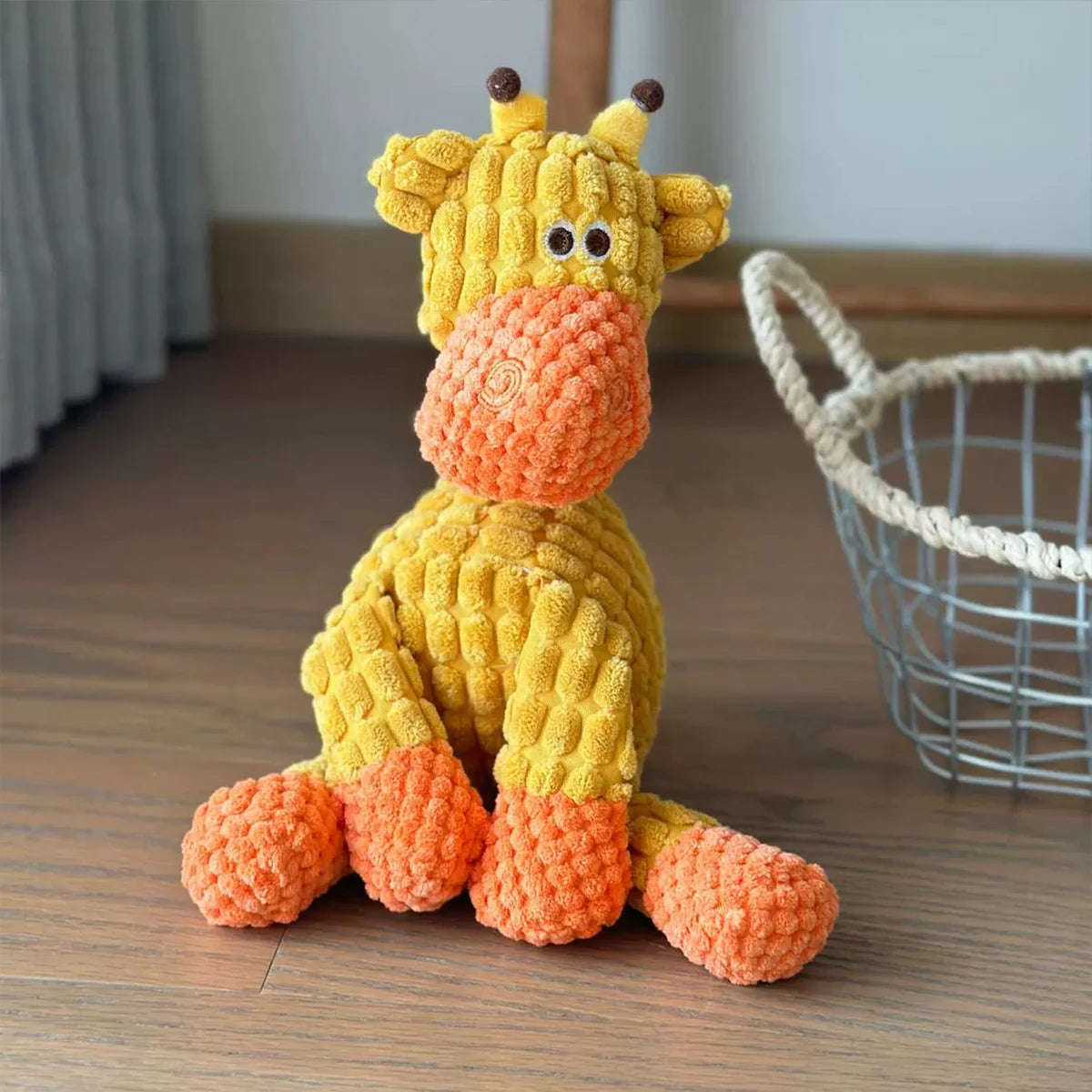 Donkey Plush Dog Toy – Soft Squeaky Chew Toy for Puppies & Dogs