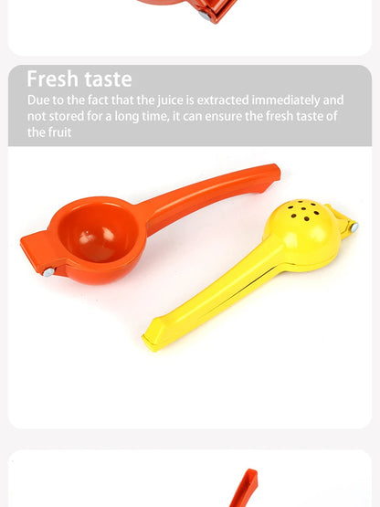 Manual Lemon Squeezer – Aluminum Hand Press Citrus Juicer for Home & Kitchen