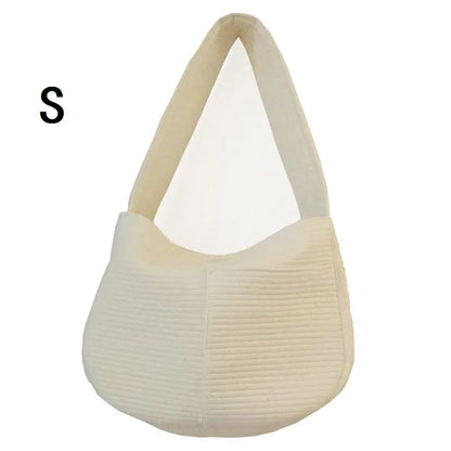 Handmade Canvas Pet Sling Bag – Comfortable Travel Carrier for Dogs & Cats