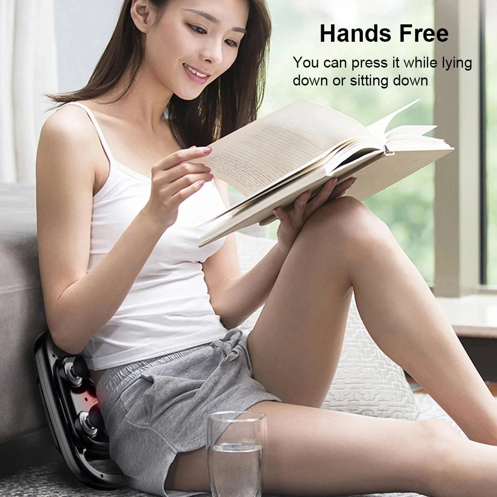 Massage Gun with 6 Heads – Deep Tissue Percussion Massager for Full Body & Neck Relief