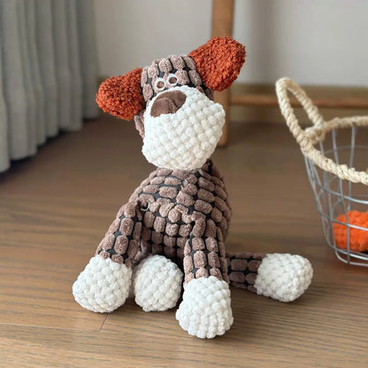 Donkey Plush Dog Toy – Soft Squeaky Chew Toy for Puppies & Dogs
