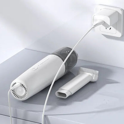 Mini Handheld Vacuum Cleaner – Car & Home Cleaner with Powerful Suction