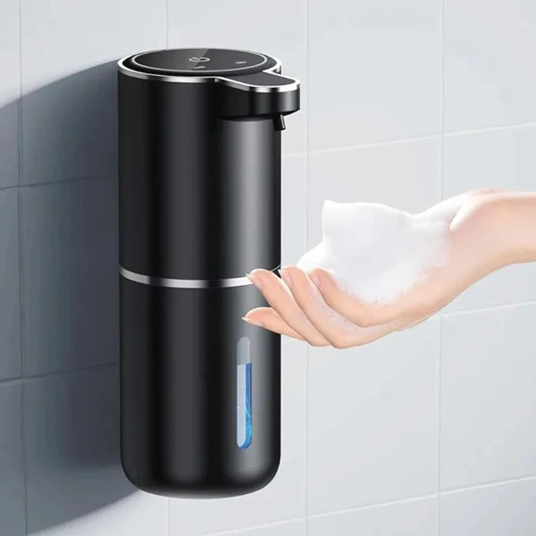 Automatic Foaming Soap Dispenser – Touchless USB Rechargeable (380ml, 4 Levels Adjustable)a